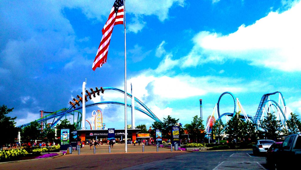 Entrance to the Cedar Point Amusement Park