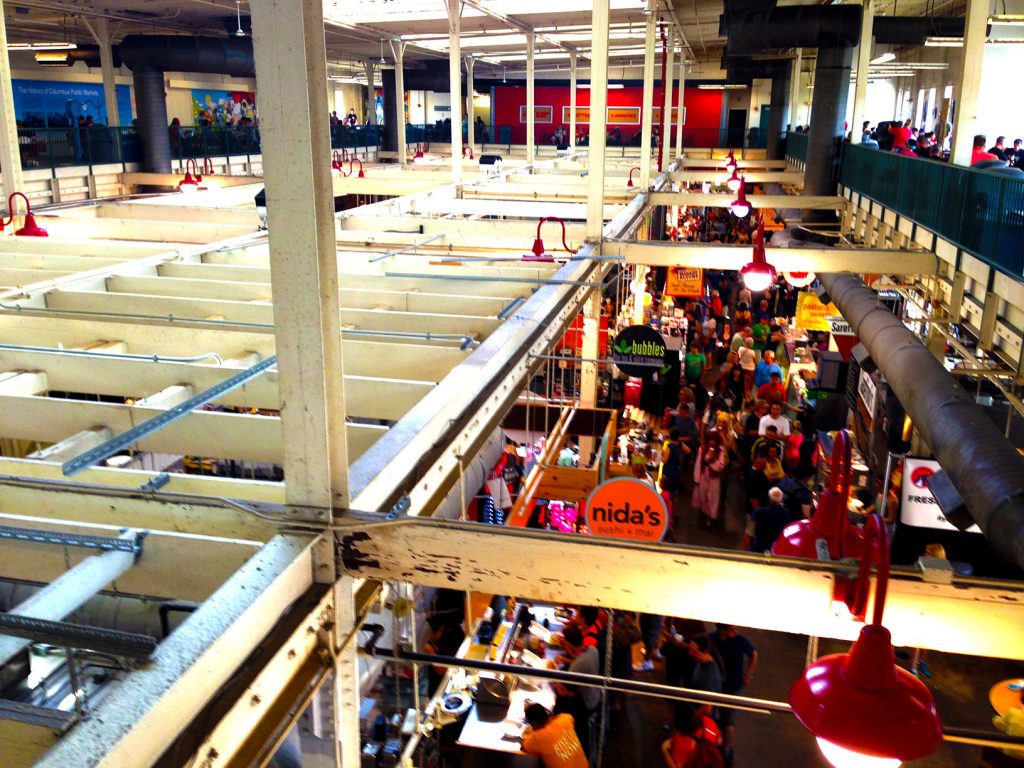 Above the bustle in the Columbus Northside Market