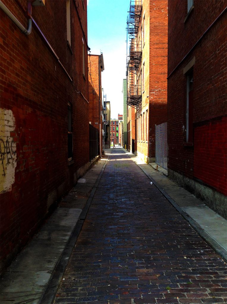 Alleys of brick
