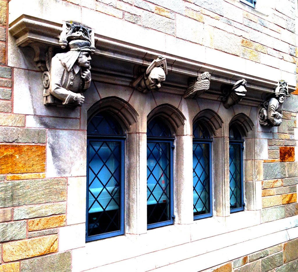 And for Yale - architectural details on the Yale campus